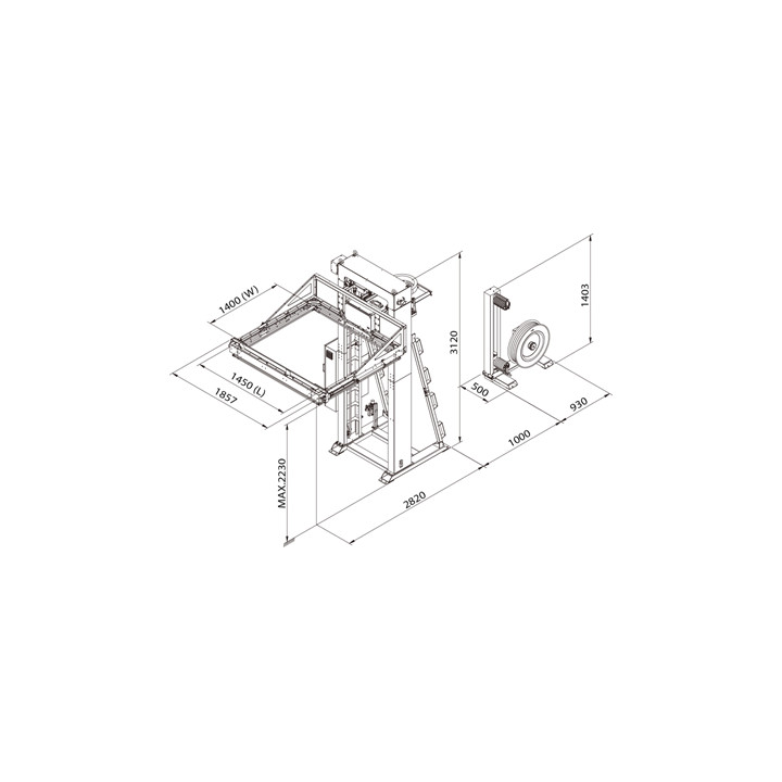 STEP TP 733H CASTOR Fully Automatic Horizontal Strapping Machine